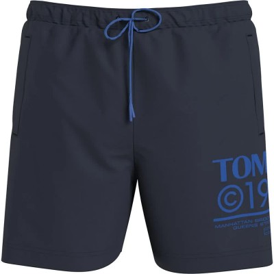 бански,гащета,мъжки,бански,костюми,tommy,jeans,um0um03145,swimming,shorts,blue