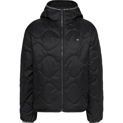 яке,дамски,якета,и,палта,tommy,jeans,quilted,tape,jacket,black