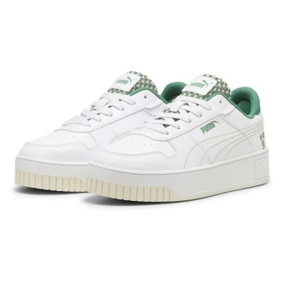 маратонки,дамски,маратонки,puma,carina,street,blossom,trainers,white,sugared,almond,archive,green,(white)