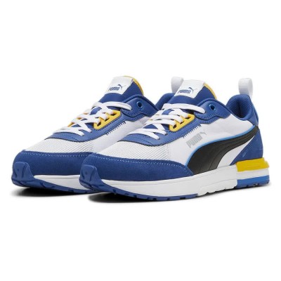 маратонки,мъжки,маратонки,puma,r22,trainers,silver,mist,black,team,royal,yellow,sizzle,(blue)