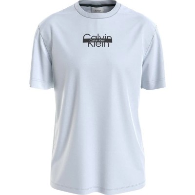 тениска,мъжки,тениски,calvin,klein,cut,through,logo,short,sleeve,t,shirt,white