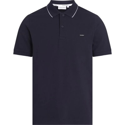 мъжки,блузи,с,яка,calvin,klein,stretch,pique,tipping,short,sleeve,polo,night,sky,(blue)