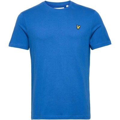 тениска,мъжки,тениски,lyle,&,scott,plain,short,sleeve,t,shirt,blue