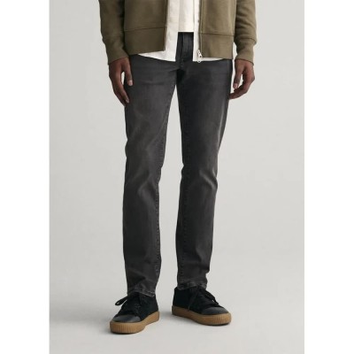 дънки,мъжки,панталони,gant,active,rec,slim,fit,jeans,grey,(black,worn,in)