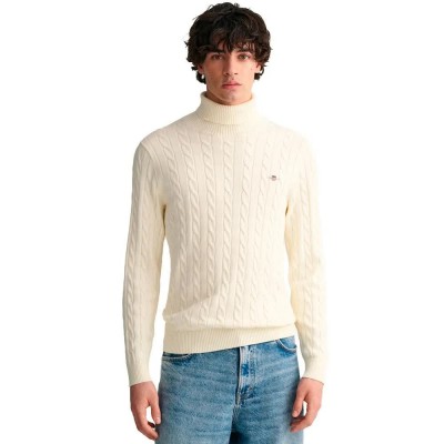блуза,мъжки,пуловери,gant,cable,sweater,cream