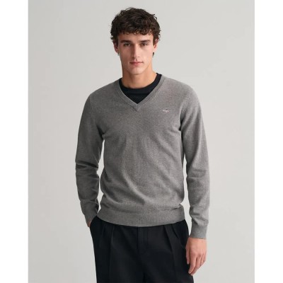 блуза,мъжки,пуловери,gant,classic,sweater,dark,grey,melange,(grey)