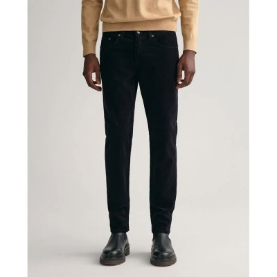 дънки,мъжки,панталони,gant,cord,slim,fit,jeans,black