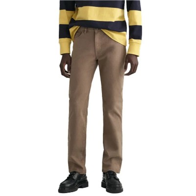 дънки,мъжки,панталони,gant,desert,slim,fit,jeans,desert,brown,(brown)