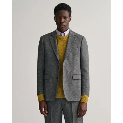 сако,мъжки,сака,gant,herringbone,blazer,grey,(black)