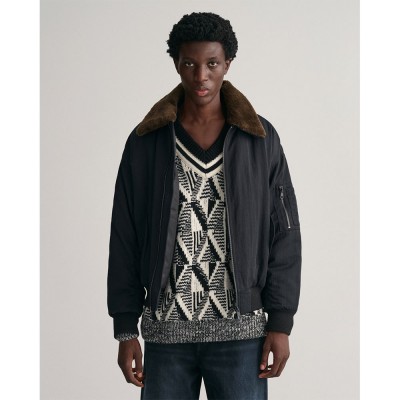 яке,мъжки,якета,gant,oversized,flight,bomber,jacket,black