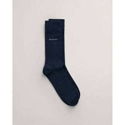 чорапи,мъжки,чорапи,gant,rib,socks,blue,(evening,blue)