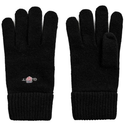 ръкавици,ръкавици,шапки,и,шалове,gant,shield,wool,gloves,black,(black)