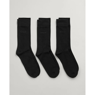 чорапи,мъжки,чорапи,gant,soft,socks,3,pairs,black
