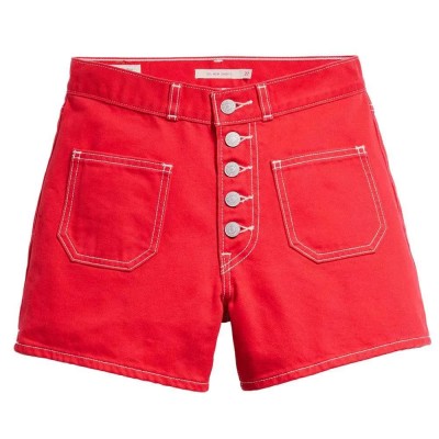 къси,панталони,дамски,панталони,levi's®,80s,mom,patch,pocket,denim,shorts,red