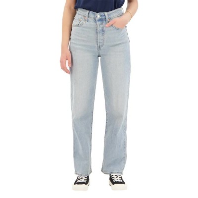 дънки,дамски,панталони,levi´s,®,ribcage,straight,ankle,fit,jeans,blue,(cool,blue,popsicle)