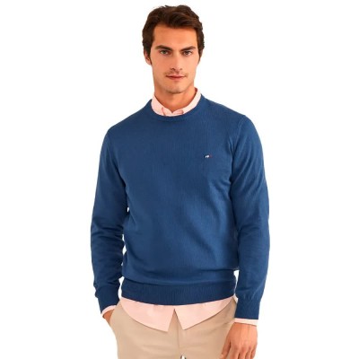 блуза,мъжки,пуловери,façonnable,basic,gd,ctn,sweater,blue,(pop,blue)