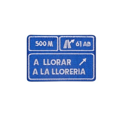 други,аксесоари,elitex,training,a,llorar,a,la,lloreria,patch,blue,(multicolour)