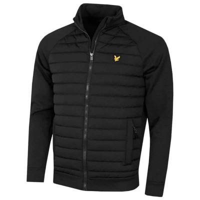 яке,мъжки,горнища,за,голф,lyle,&,scott,back,fleece,jacket,jet,black