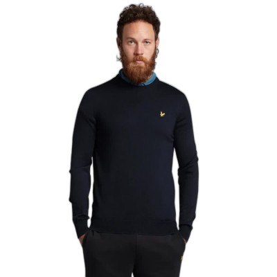 блуза,мъжки,горнища,за,голф,lyle,&,scott,sweater,dark,navy