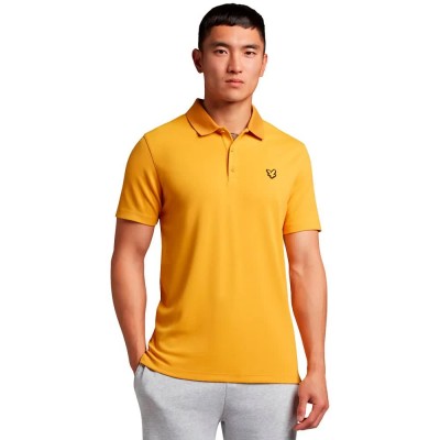 мъжки,горнища,за,голф,lyle,&,scott,tech,short,sleeve,polo,amber