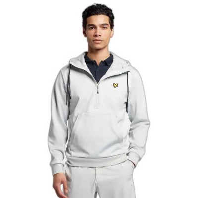 суичър,мъжки,пуловери,lyle,&,scott,windjammer,hoodie,pebble,(white)