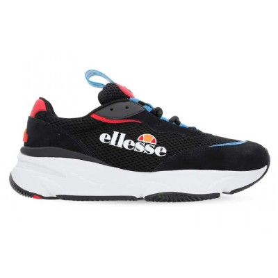 маратонки,мъжки,маратонки,ellesse,massello,text,trainers,black,red,blue,(black)