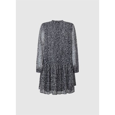 рокля,дамски,поли,и,рокли,pepe,jeans,aminta,long,sleeve,short,dress,black
