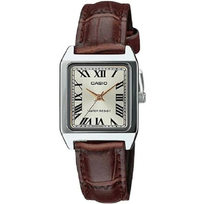 часовник,часовници,casio,ltp,v007l,9b,collection,woman,watch,brown,(silver,grey,chocolate,brown,silk,grey)