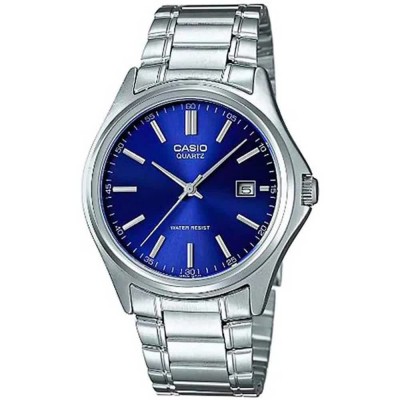 часовник,часовници,casio,mtp1183a2a,watch,silver,grey,silver,grey,blue,(blue)