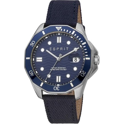часовник,часовници,esprit,kale,watch,blue,(silver,grey,blue,night,blue)