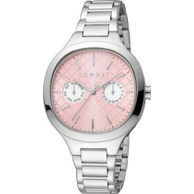 часовник,часовници,esprit,momo,watch,silver,grey,silver,grey,pink,(silver)