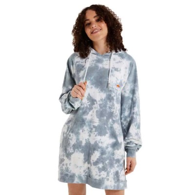 рокля,дамски,поли,и,рокли,ellesse,honey,tie,dye,long,sleeve,dress,grey,(944)