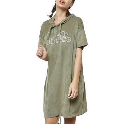 рокля,дамски,поли,и,рокли,ellesse,marta,short,sleeve,dress,green,(vetiver)