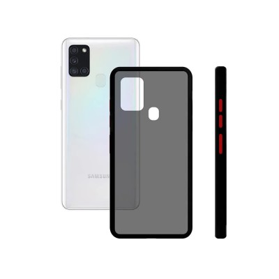 други,аксесоари,ksix,duo,soft,cam,protect,galaxy,a21s,phone,case,black,(black)