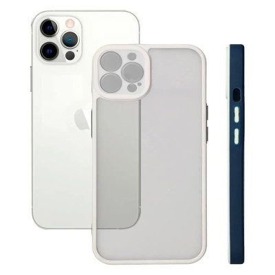 други,аксесоари,ksix,lateral,iphone,13,pro,max,phone,case,clear,(blue)