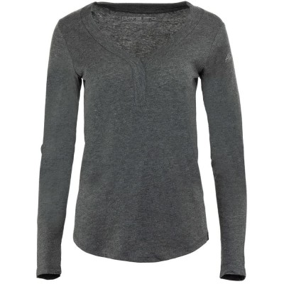 тениска,дамски,тениски,alpine,pro,clauda,long,sleeve,v,neck,t,shirt,grey,(black)