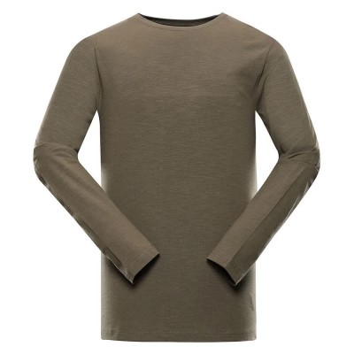 тениска,мъжки,тениски,nax,efev,long,sleeve,t,shirt,brown,(green)