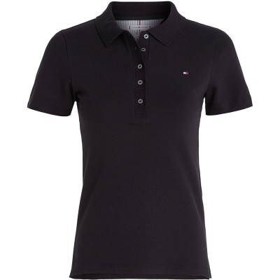дамски,блузи,с,яка,tommy,hilfiger,1985,short,sleeve,polo,black