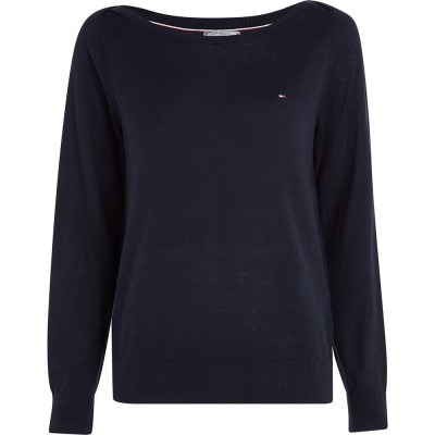 блуза,дамски,пуловери,дамски,плетени,дрехи,tommy,hilfiger,stitch,boa,sweater,blue