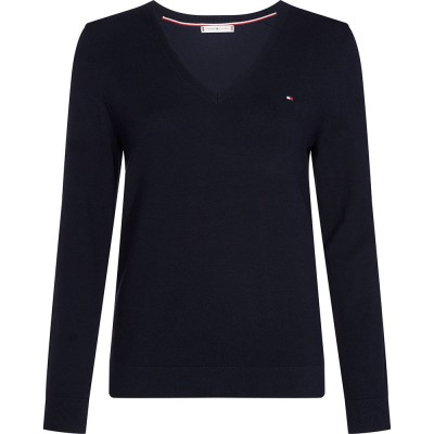 дамски,блузи,с,яка,tommy,hilfiger,stitch,v,n,short,sleeve,polo,blue