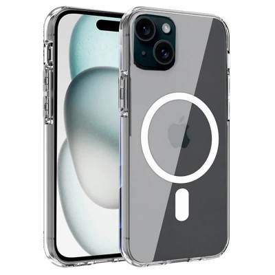 други,аксесоари,cool,iphone,15,magnetic,phone,case,clear,(clear)