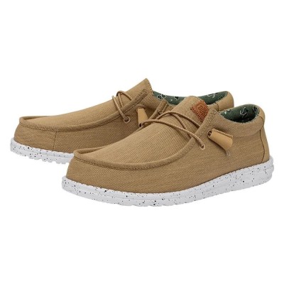 платнени,обувки,мъжки,обувки,hey,dude,wally,washed,canvas,shoes,brown