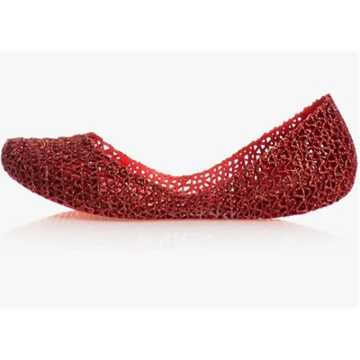 обувки,дамски,обувки,melissa,campana,papel,vii,ballet,pumps,orange,glitter,(orange)