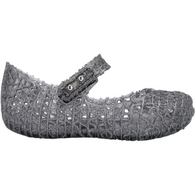 обувки,детски,обувки,melissa,mini,campana,papel,ballet,pumps,black,glitter,(grey)