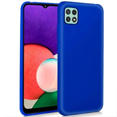 други,аксесоари,cool,silicone,samsung,a226,galaxy,a22,phone,case,5g,blue,(blue)