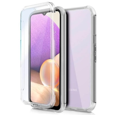 други,аксесоари,cool,silicone,samsung,a326,galaxy,a32,360,phone,case,5g,clear,(clear)