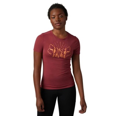 тениска,дамски,тениски,fox,racing,the,format,tech,short,sleeve,t,shirt,red,(scarlet,red)