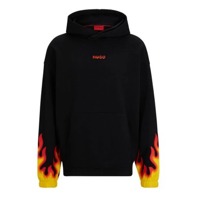 блуза,мъжки,пуловери,hugo,droma,10254014,sweatshirt,black,(black)
