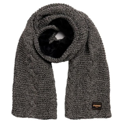 шал,ръкавици,шапки,и,шалове,superdry,cable,scarf,grey,(black,fleck)