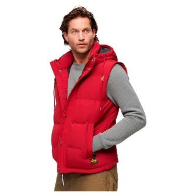 потник,мъжки,потници,superdry,everest,down,vest,deep,red,(red)
